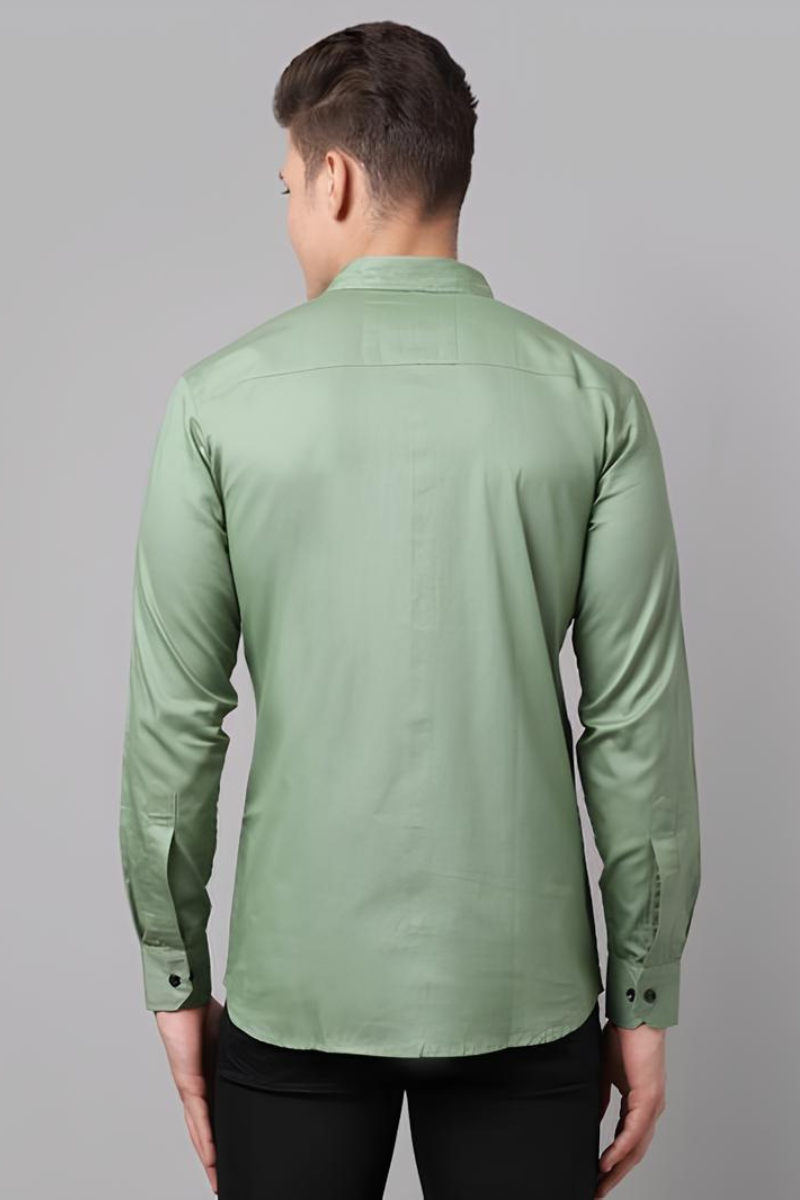 Men’s Olive Green Formal Shirt
