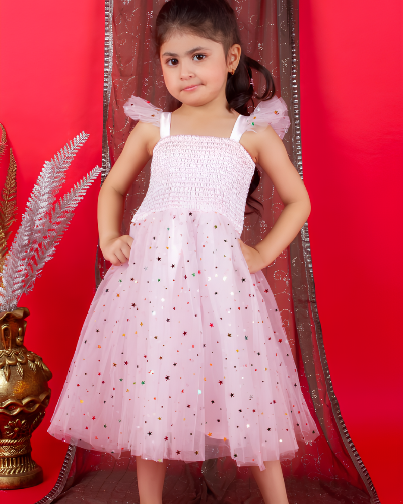 Girls' Pink Party Dress