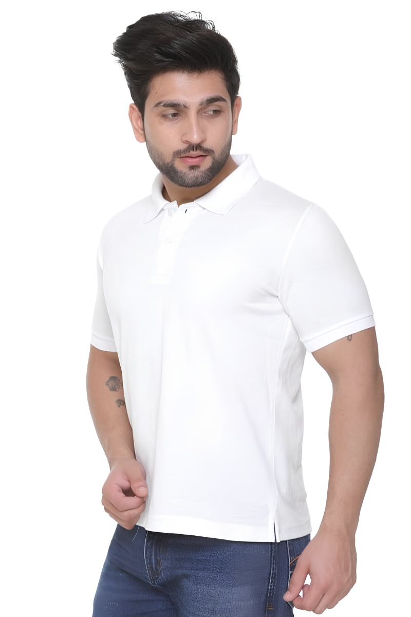 White Polo T-shirt