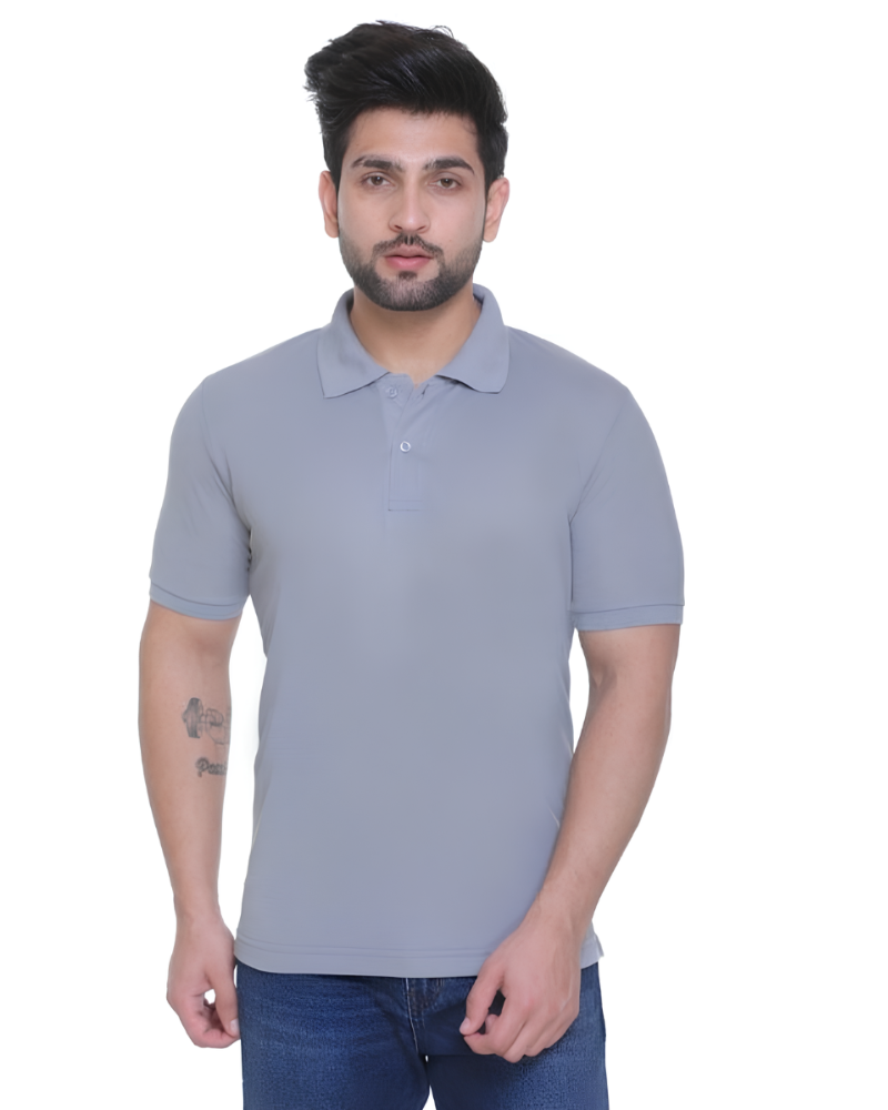 Gray Polo Shirt