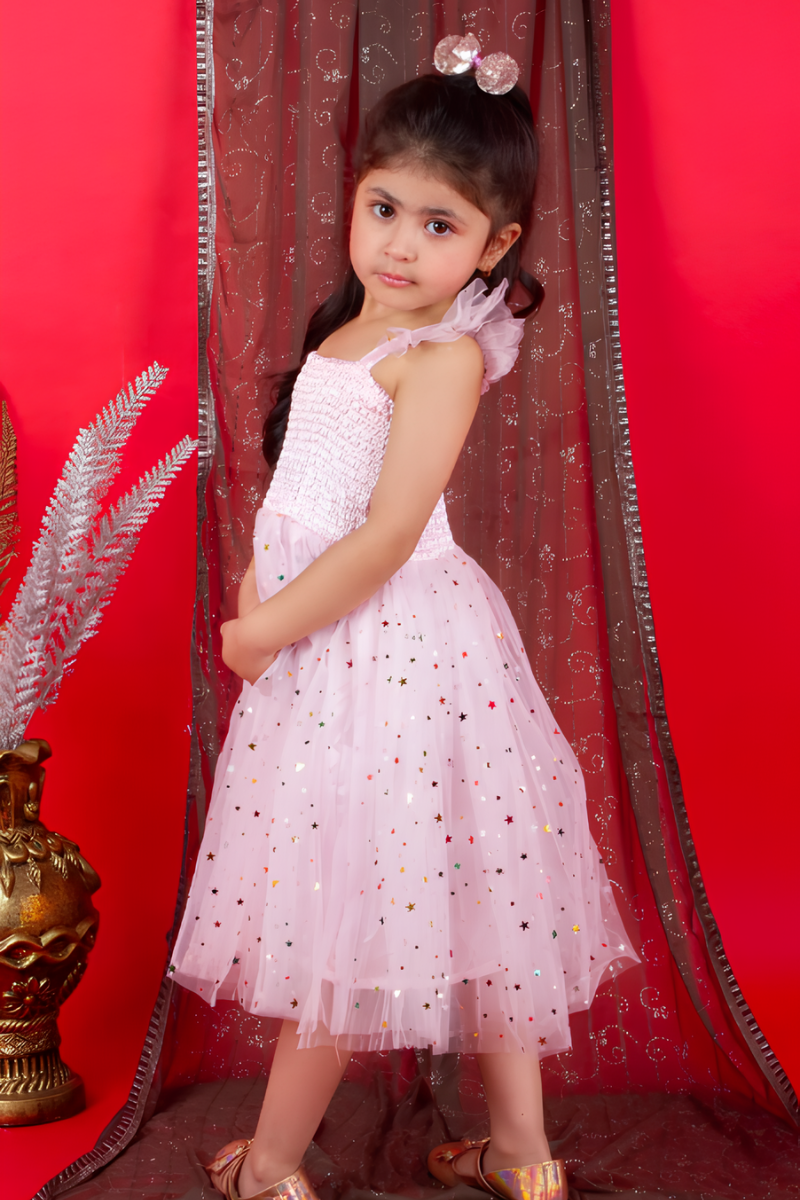 Girls' Pink Party Dress