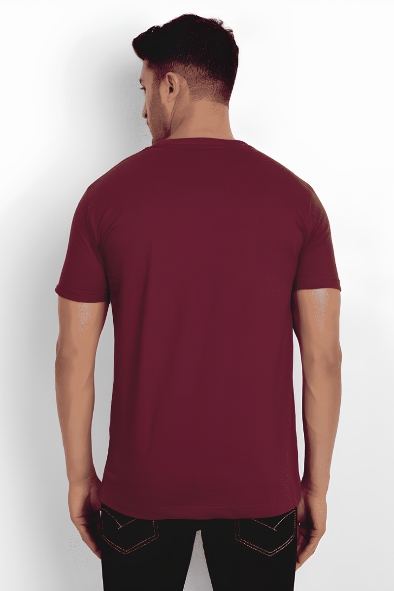 Men's Maroon T-shirt