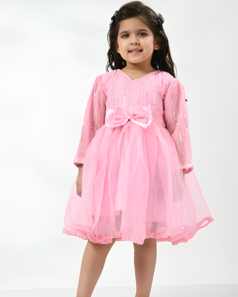 Pink Party Dress for Girls