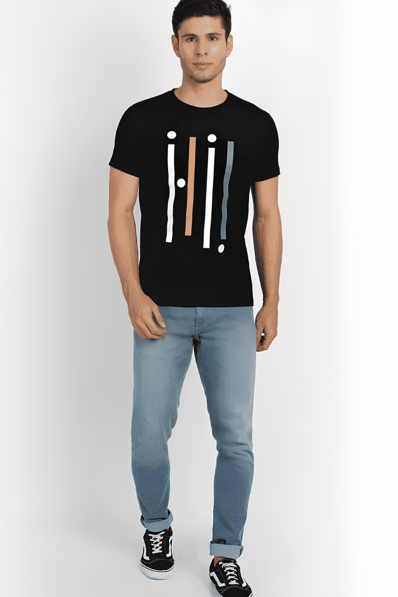 Modern Graphic Print T-Shirt