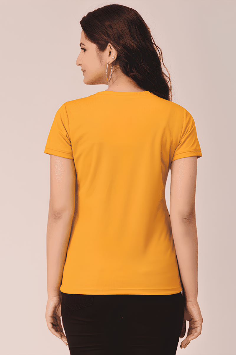 Yellow Panda Print T-shirt