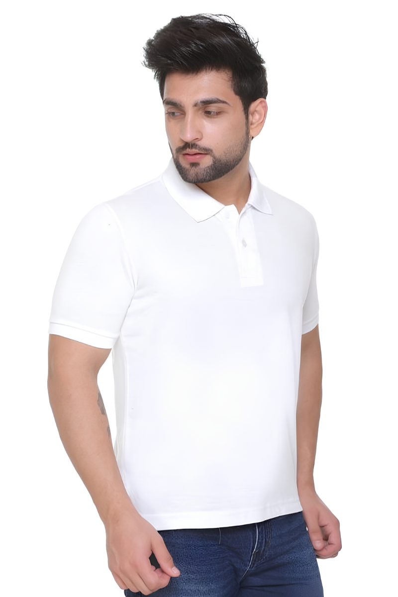 White Polo T-shirt