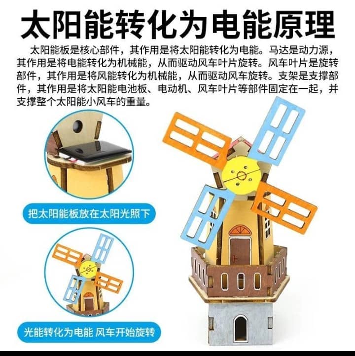 RBT DIY Solar Powered Windmill