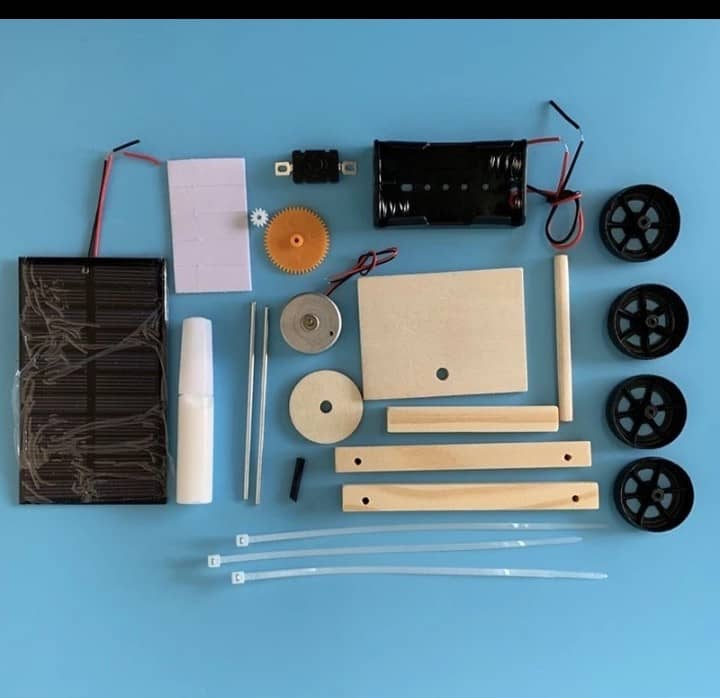 Solar Powered Car, DIY STEM Kit Kereta Solar (No Battery Included)