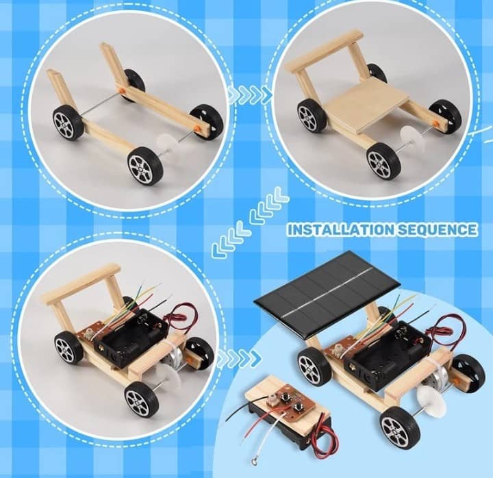 RBT DIY Remote Control Solar Powered Car