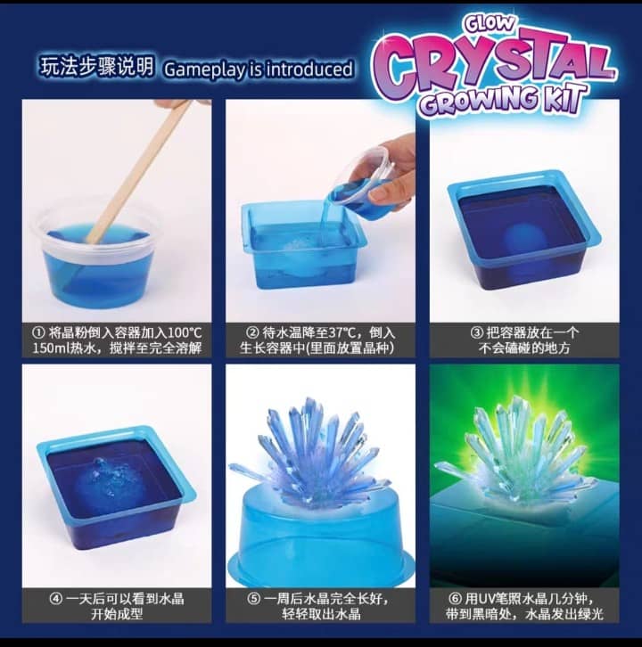 Glow Crystall Growing Kit