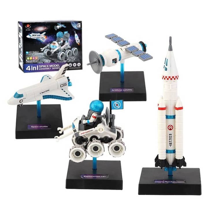 4 in 1 Space Model Assembly Series