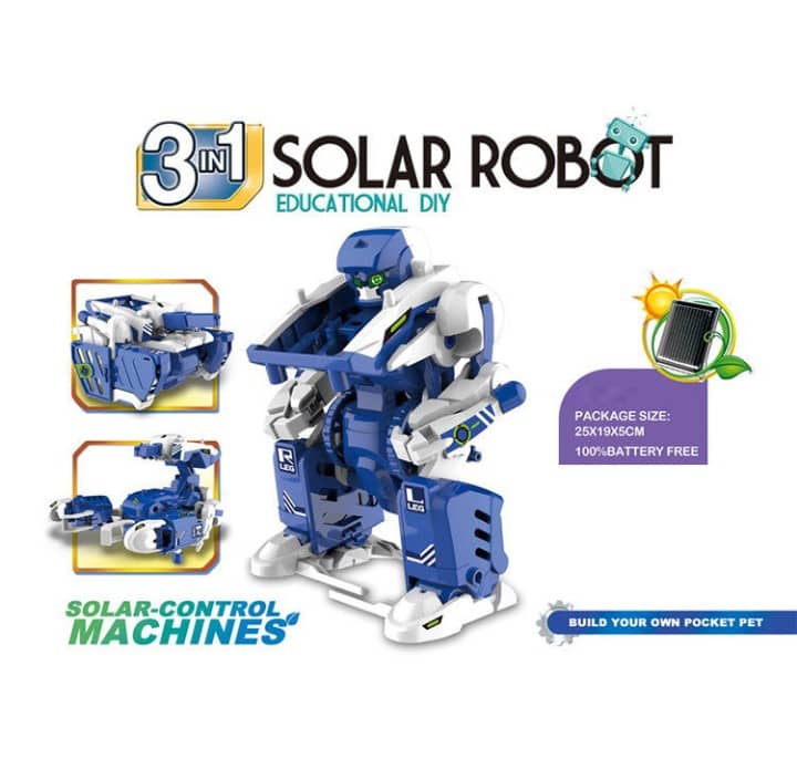 3 in 1 Educational DIY Solar Kit Robot