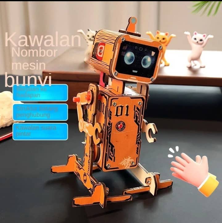 RBT DIY Wooden Voice Controlled Robot