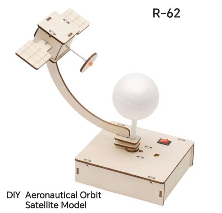 Aeronautical Orbital Satellite Model DIY