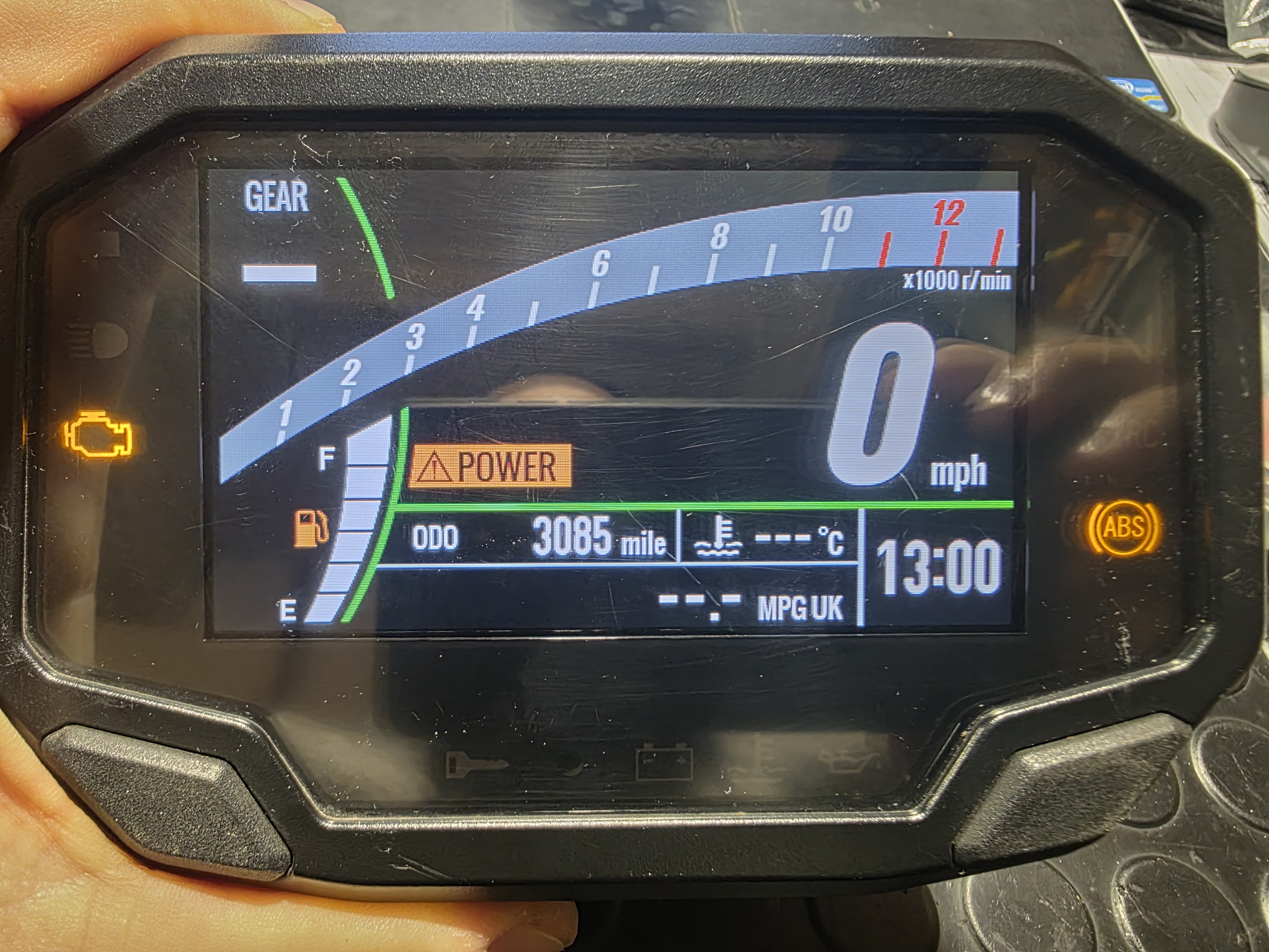 Motorcycle Digital Dashboard Display KAWASAKI Z900 2020