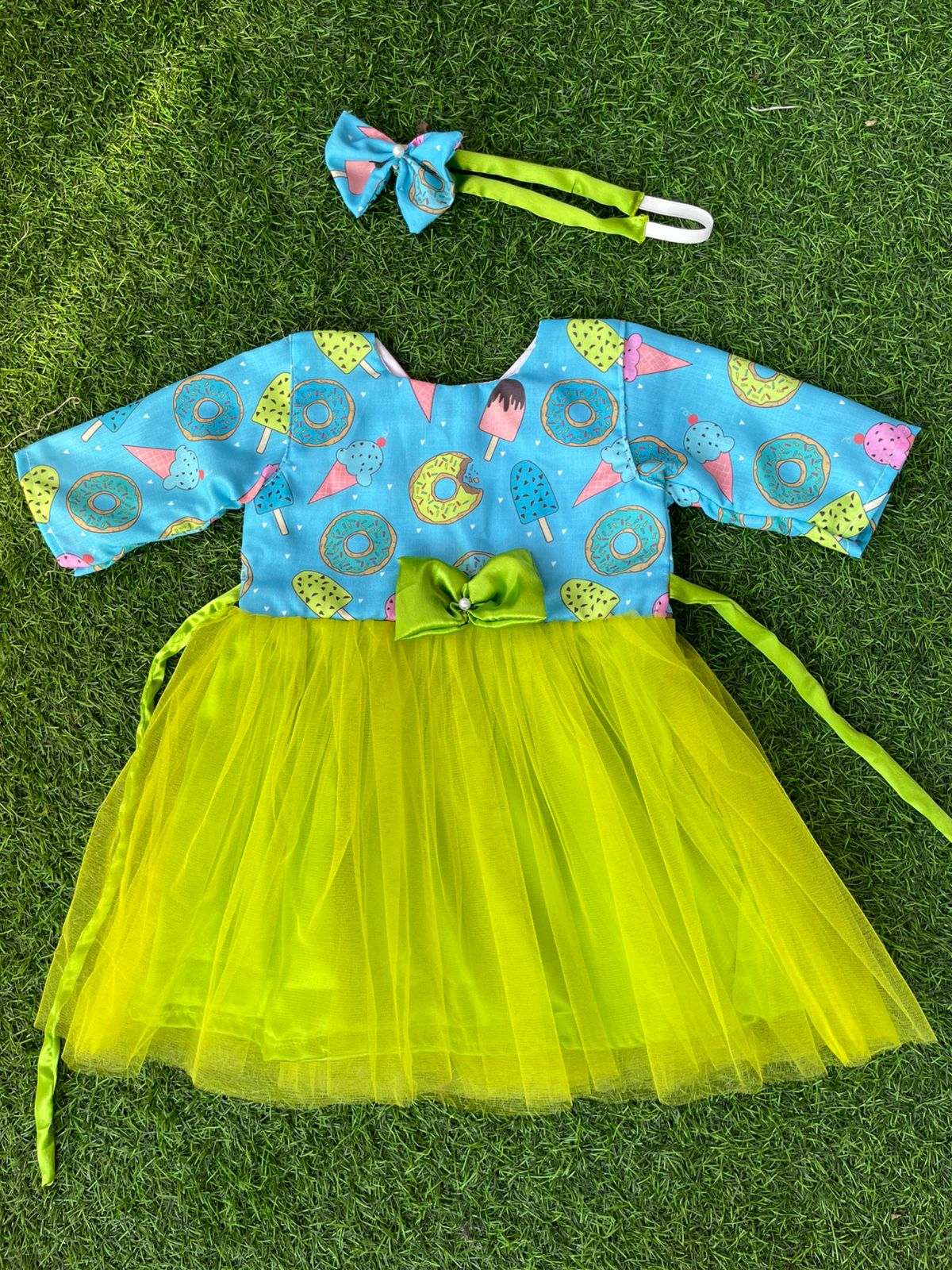 Colorful Kids Party Dress