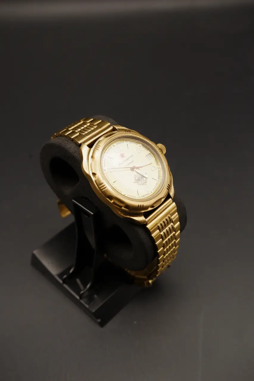 Vostok Komandirskie Manual Wind - Champagne Dial (Soviet Era)