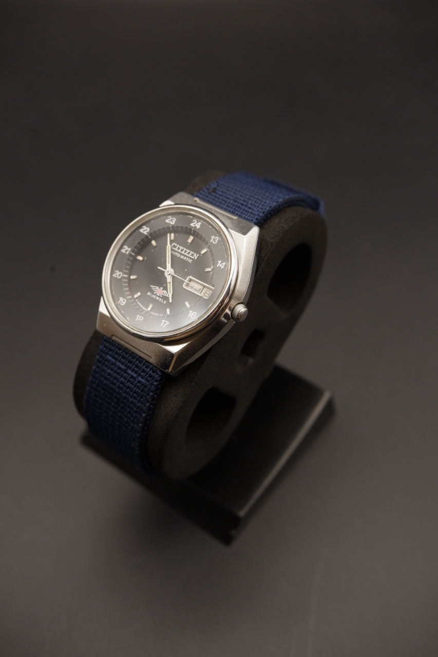 Citizen Automatic 24-Hour Black Dial (40701048, 21 Jewels)