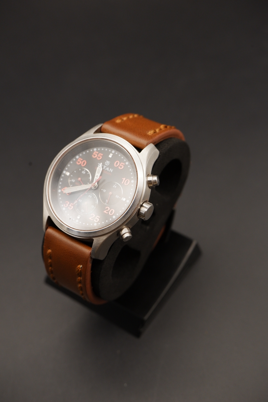 Titan Octane Chronograph Black Dial (1634SJA)