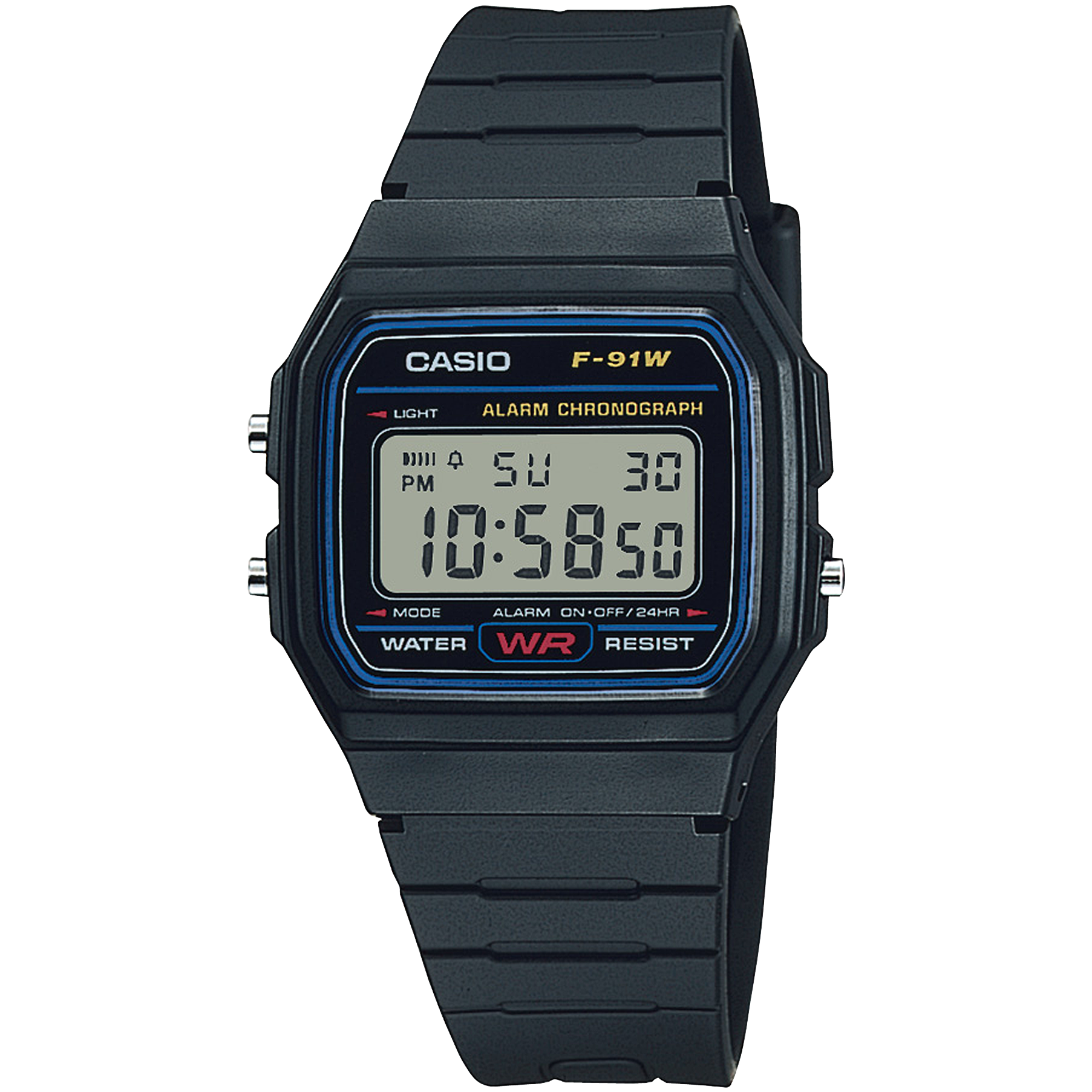 Casio F-91W Vintage - Black Resin