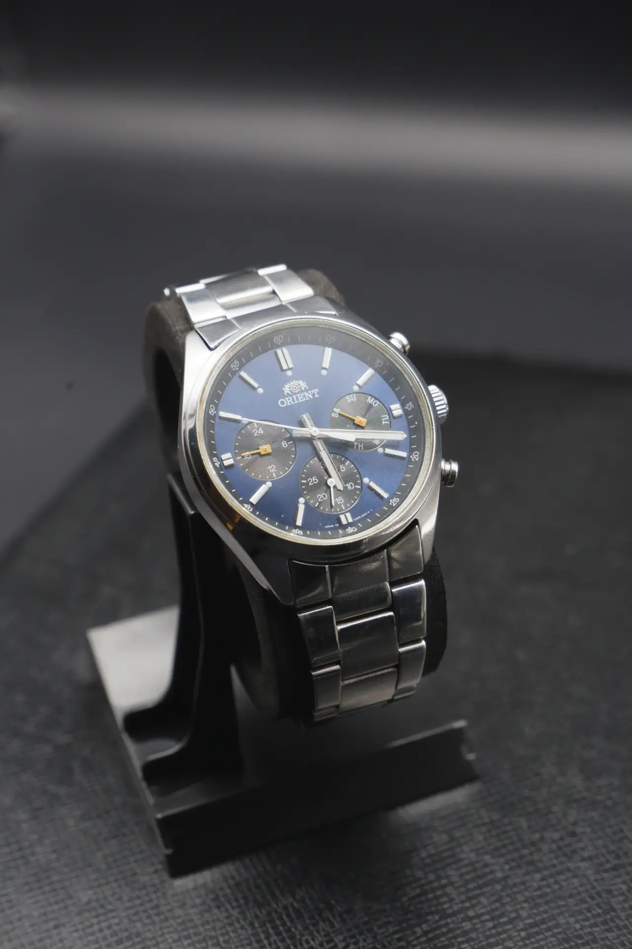 Orient UZ00-C0-B Chronograph - Blue Dial (UZ00-C0-B, 2010s)