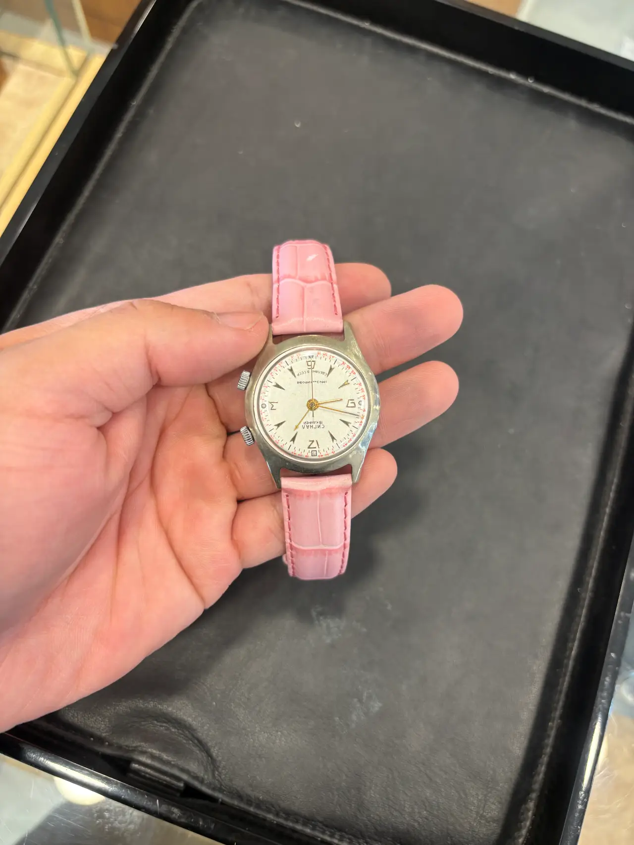 Poljot Signal Alarm Manual Wind - Cream Dial (Caliber 2612.1, 1960s)