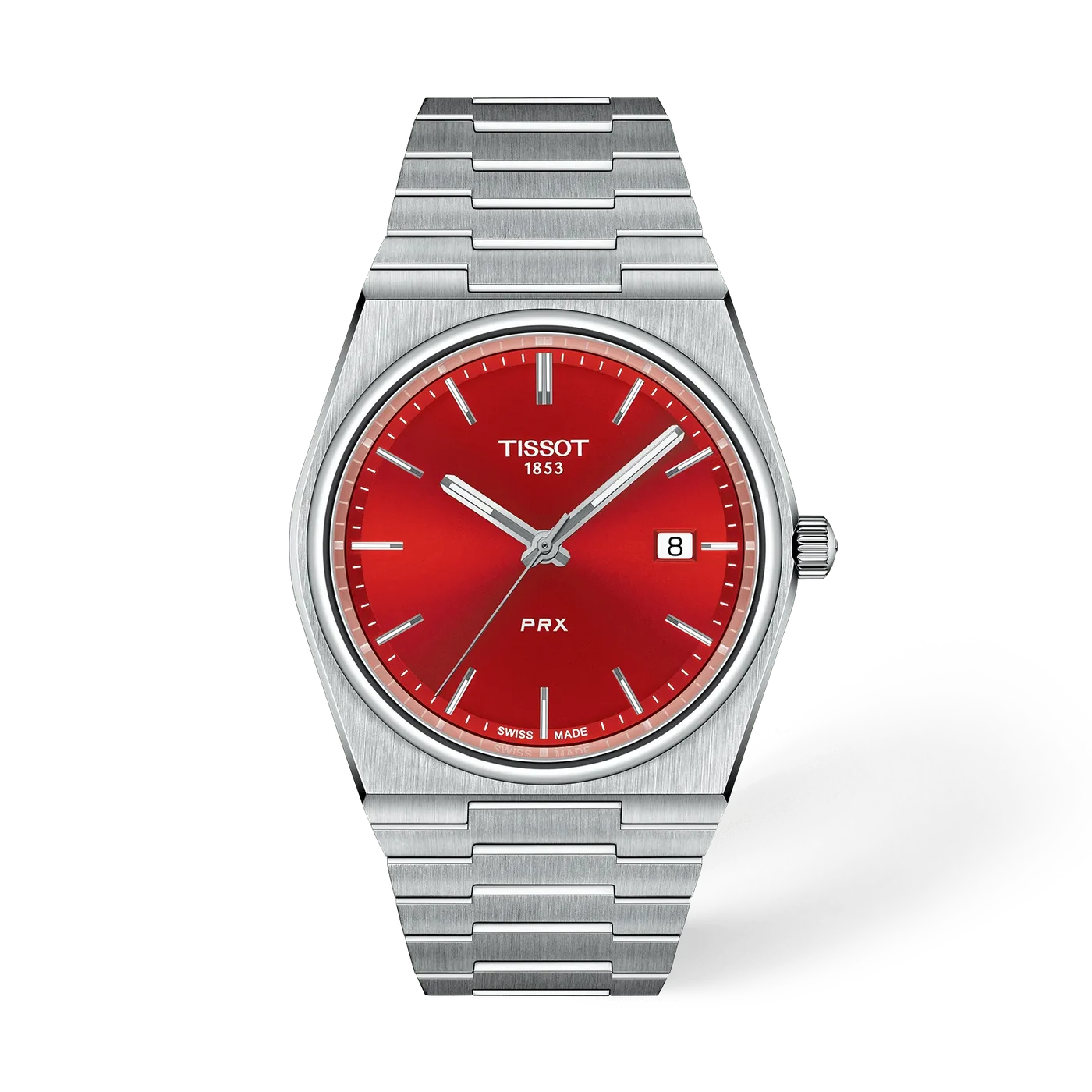 Tissot PRX 40mm Red Dial Stainless Steel (T137.410.11.421.00)