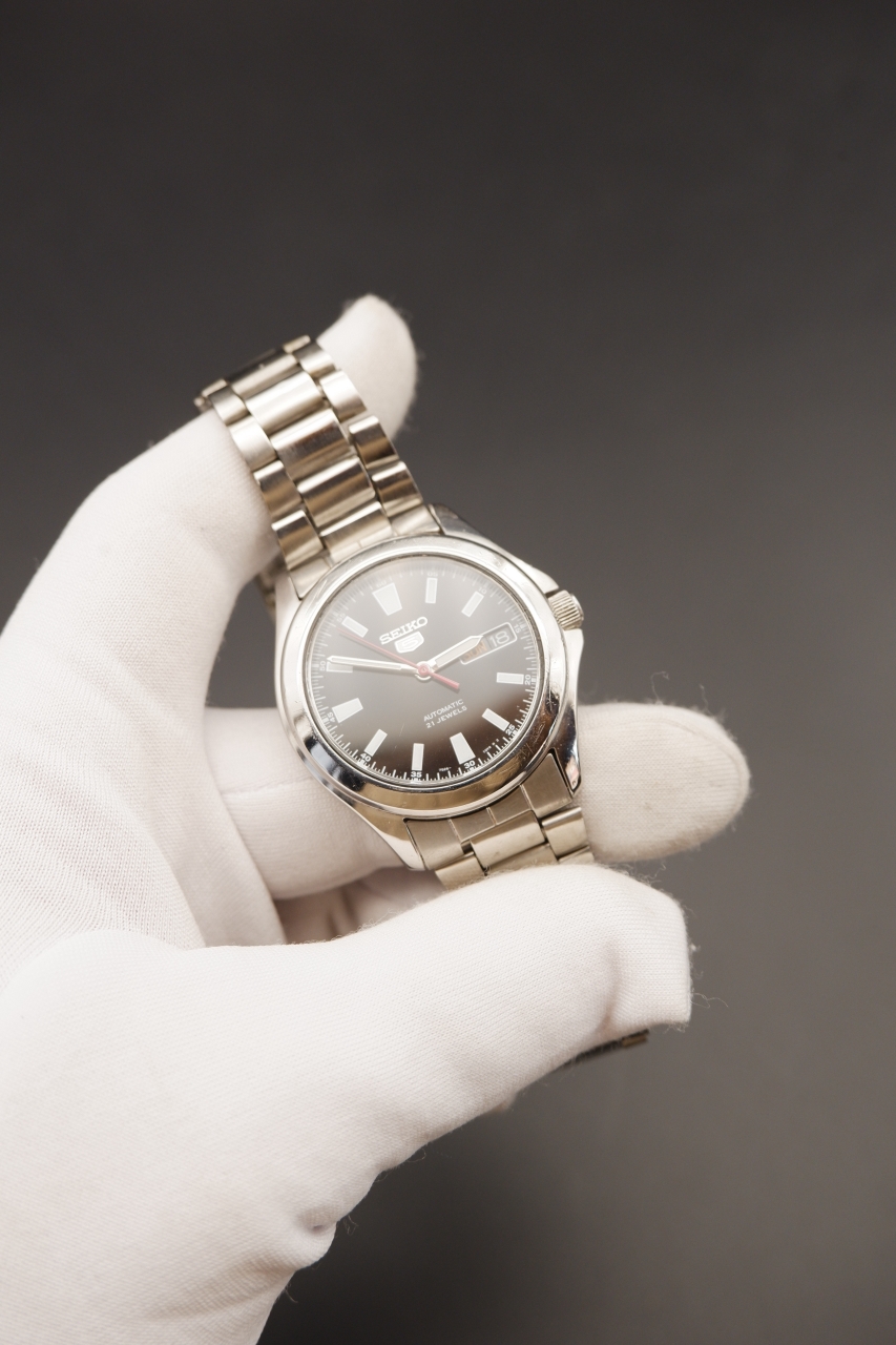 Seiko 5 Black Dial Day/Date (SNKL11, 7S26-03T0)