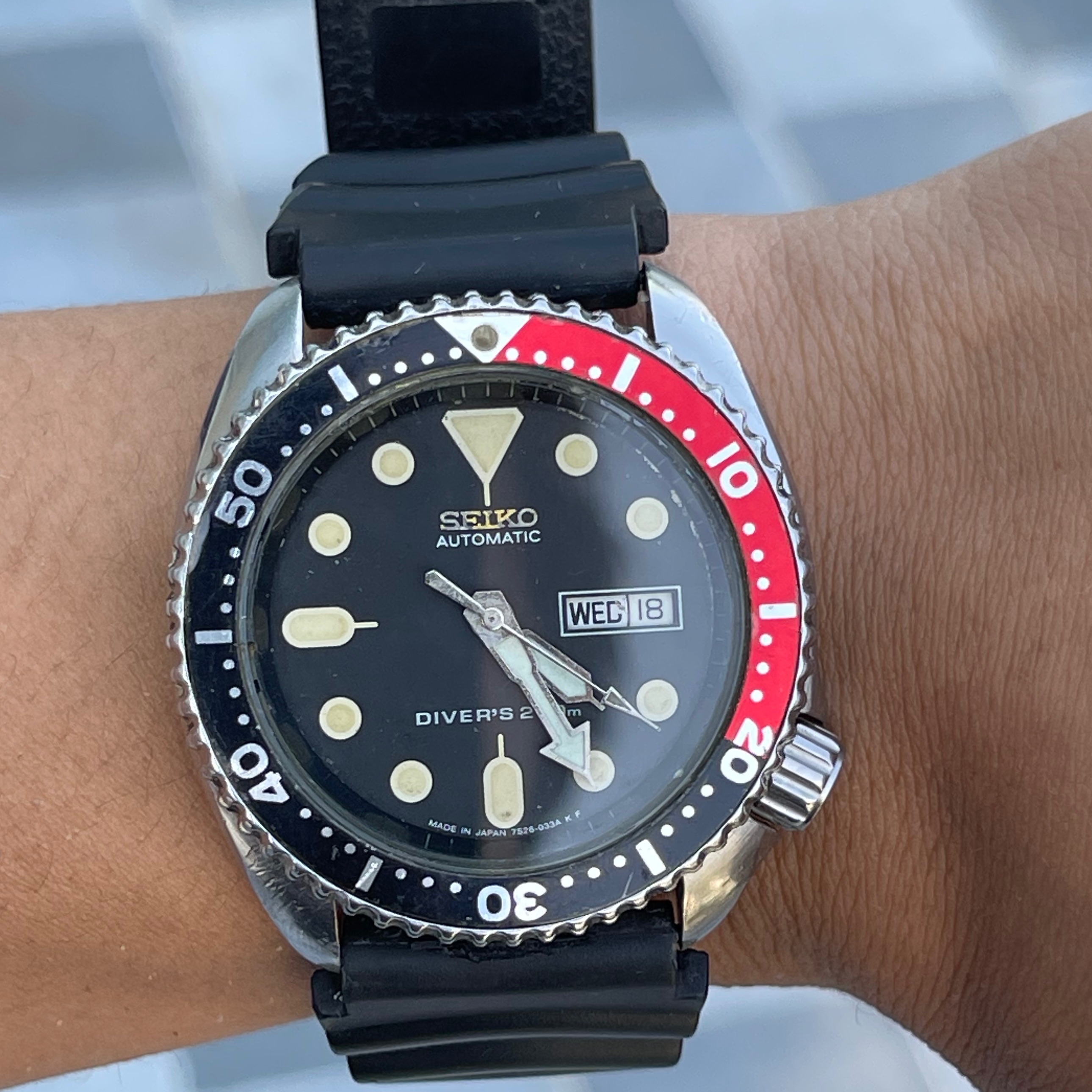 Seiko SKX003 "Pepsi" Diver Automatic (7S26-0030, 2000)
