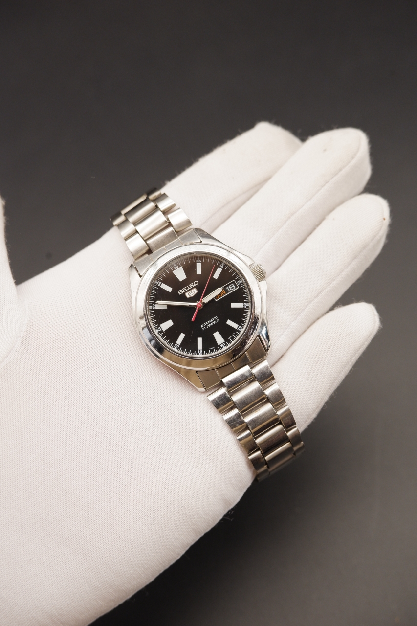 Seiko 5 Black Dial Day/Date (SNKL11, 7S26-03T0)
