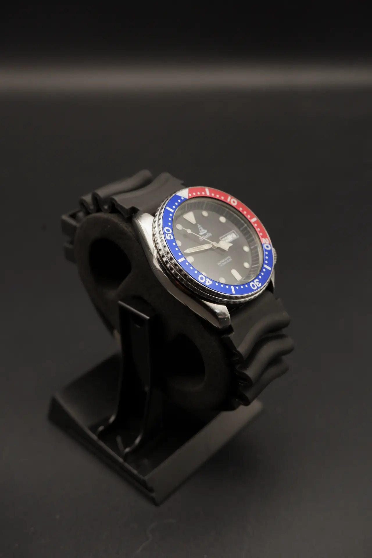 Atlantis Automatic Dive Watch - Black Dial "Pepsi" 