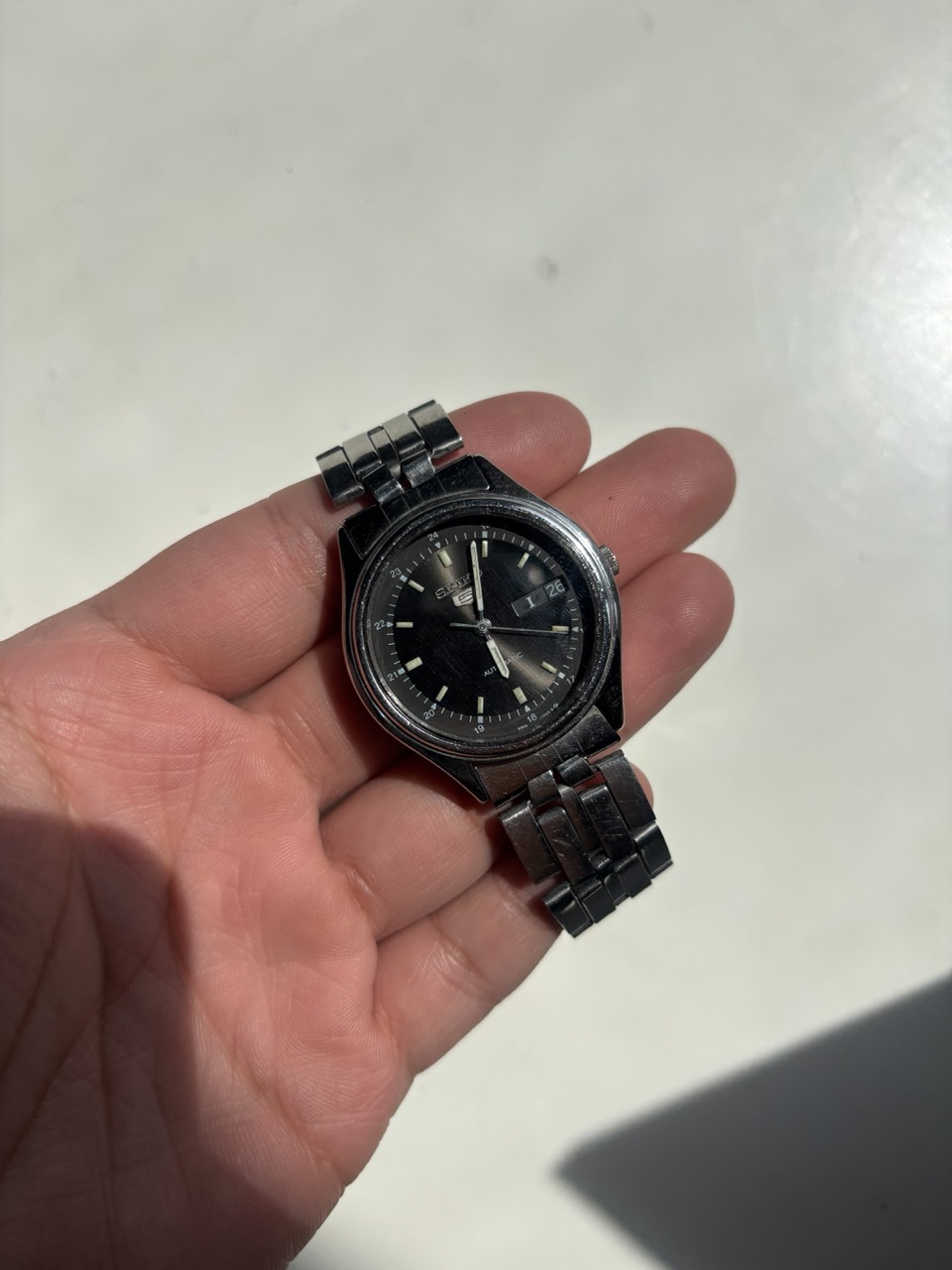 Seiko 5 Automatic - Black 24-Hour (c. 1972)