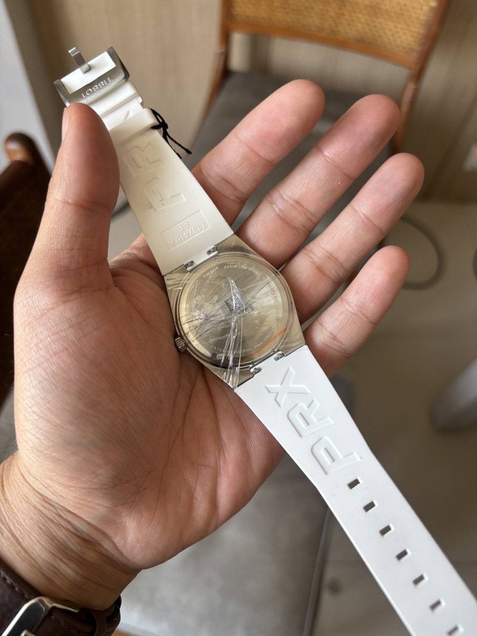 Tissot PRX Quartz - White Rubber Strap (T137.410.11.011.01)