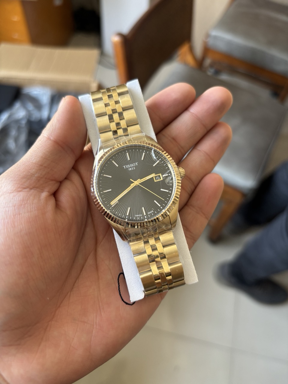 Tissot Ballade Quartz - Gold/Charcoal (T108.408.33.057.00)