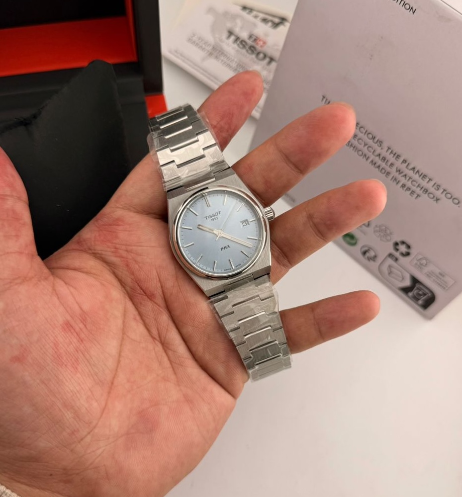 Tissot PRX Quartz 35mm - Ice Blue (T137.210.11.351.00, 2025)