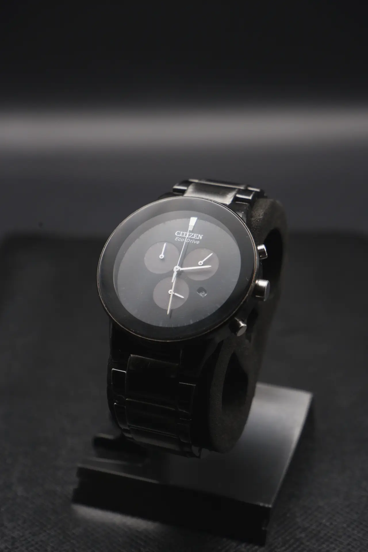 Citizen Eco-Drive Chronograph - Black Dial (GN-0-S-9, 2000s)