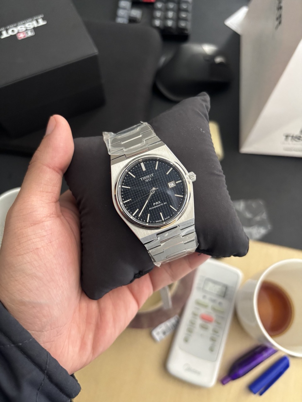 Tissot PRX Powermatic 80 - Black Textured (T137.407.11.051.00)