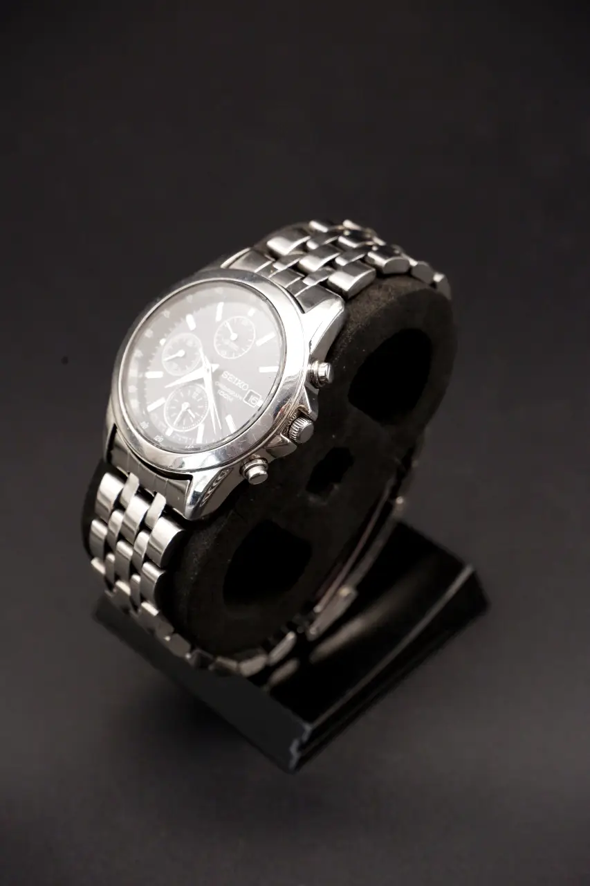 Seiko Chronograph - Dark Blue Dial (7T92-0LH0, 1990s)