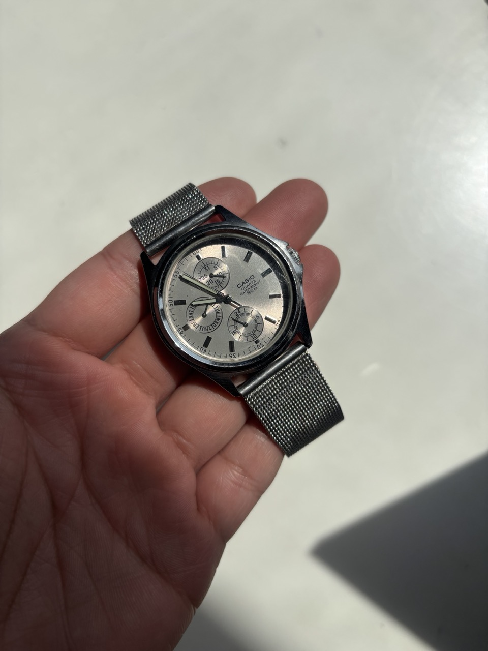 Casio MTP-1374 Multi-Hand Quartz - Silver