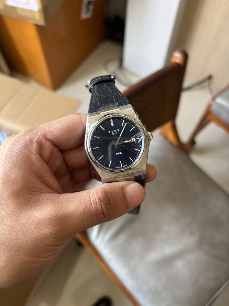 Tissot PRX Quartz 40mm - Blue/Leather (T137.410.11.041.00)