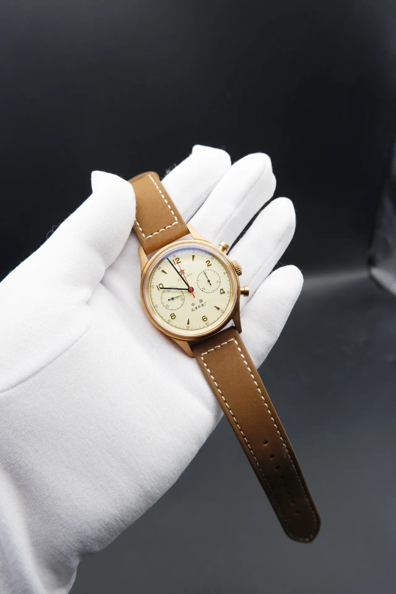 Seagull ST1901 Chronograph - Bronze Case