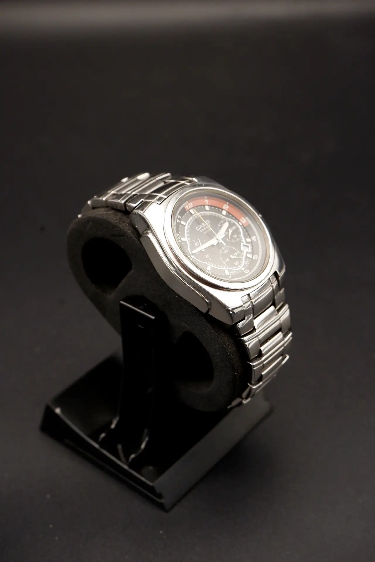 Casio Edifice Chronograph - Black Dial (EF-513D, 2000s)