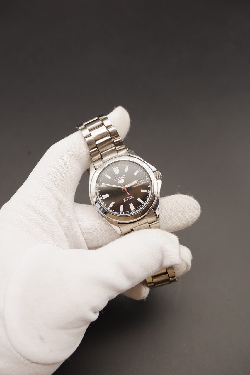 Seiko 5 Black Dial Day/Date (SNKL11, 7S26-03T0)