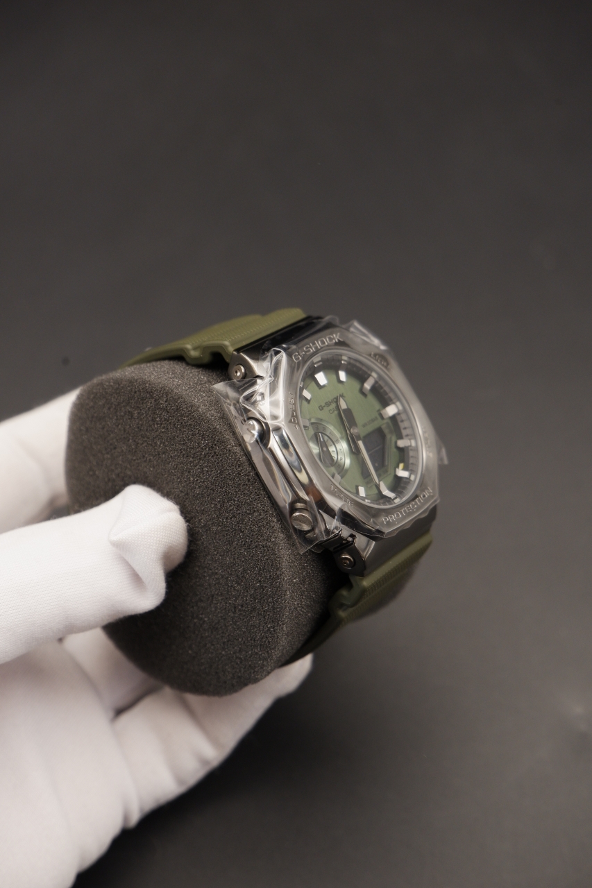 Casio G-Steel - Green Dial Analog-Digital (GM-2100B-3A)