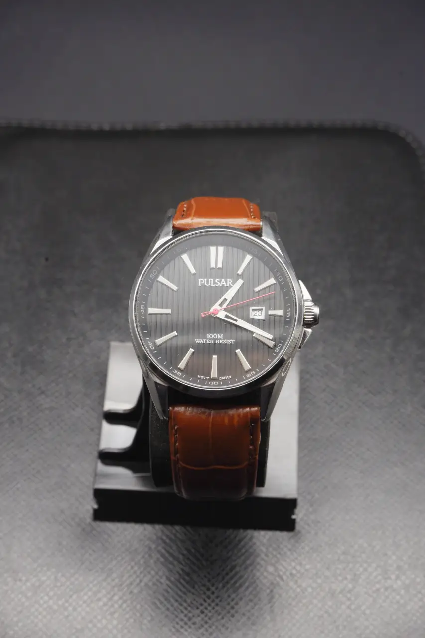 Pulsar Quartz Dress Watch - Black Dial (VJ42-X265, 2010s)