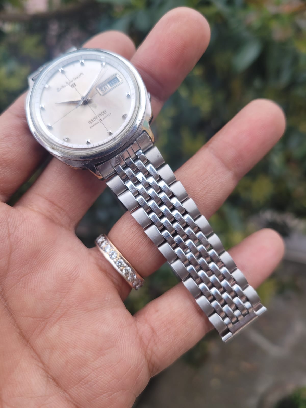 Seiko Sportsmatic - Silver Dial (6619-7990, 1970)