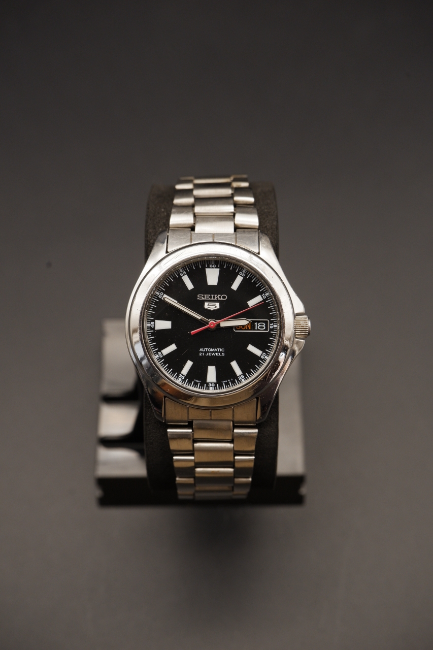 Seiko 5 Black Dial Day/Date (SNKL11, 7S26-03T0)