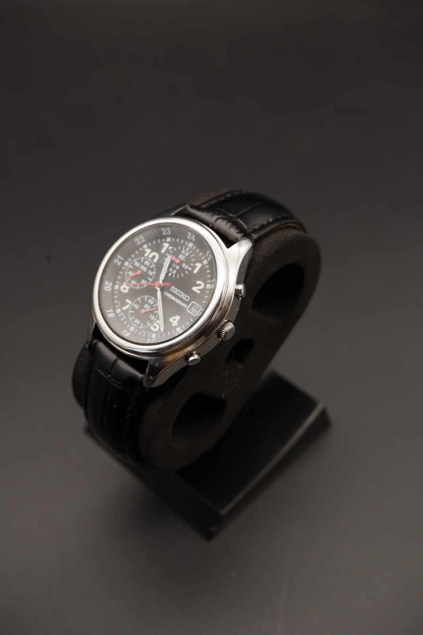 Seiko Chronograph Black Dial (7T92-0CH0)