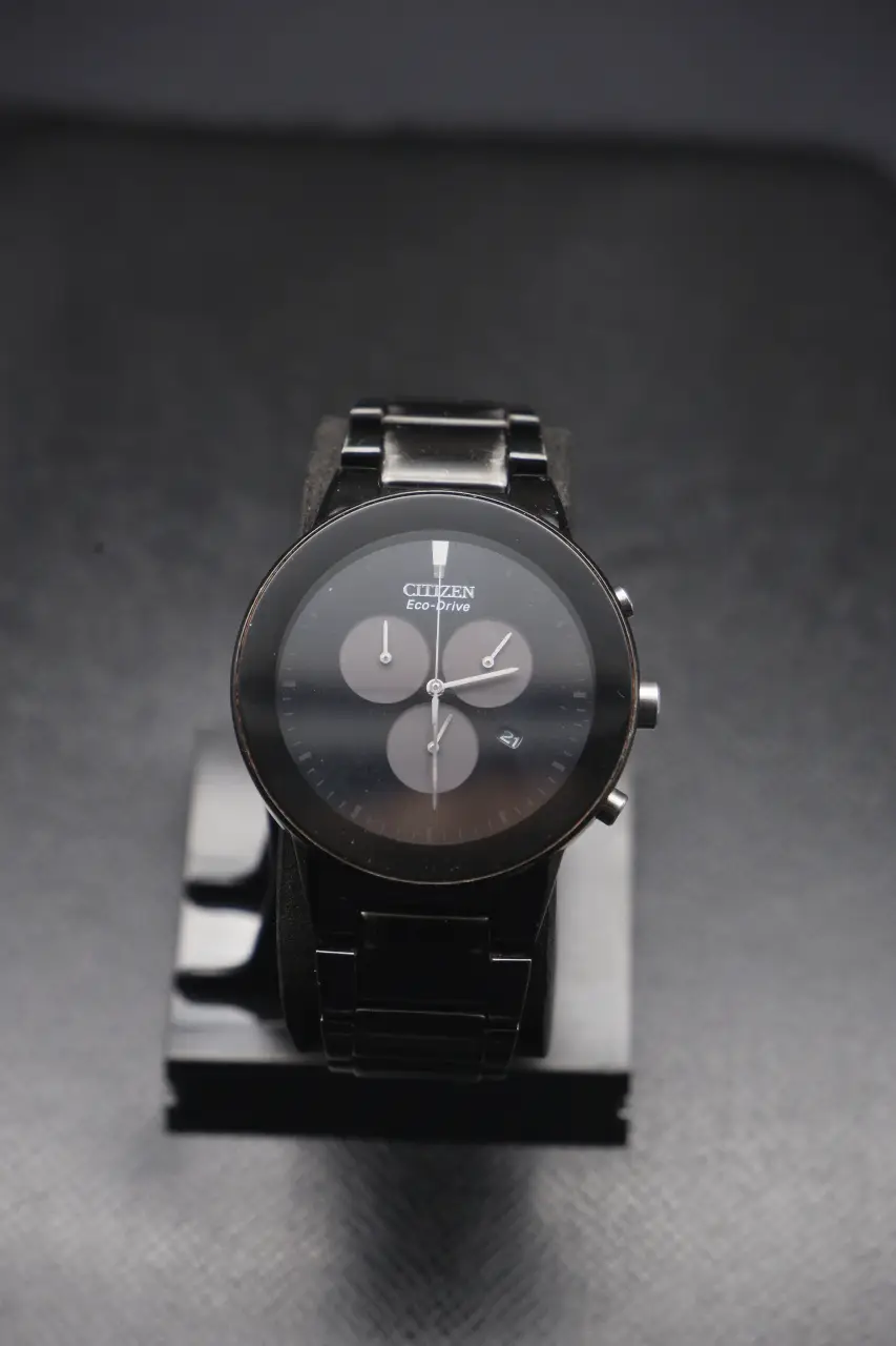 Citizen Eco-Drive Chronograph - Black Dial (GN-0-S-9, 2000s)
