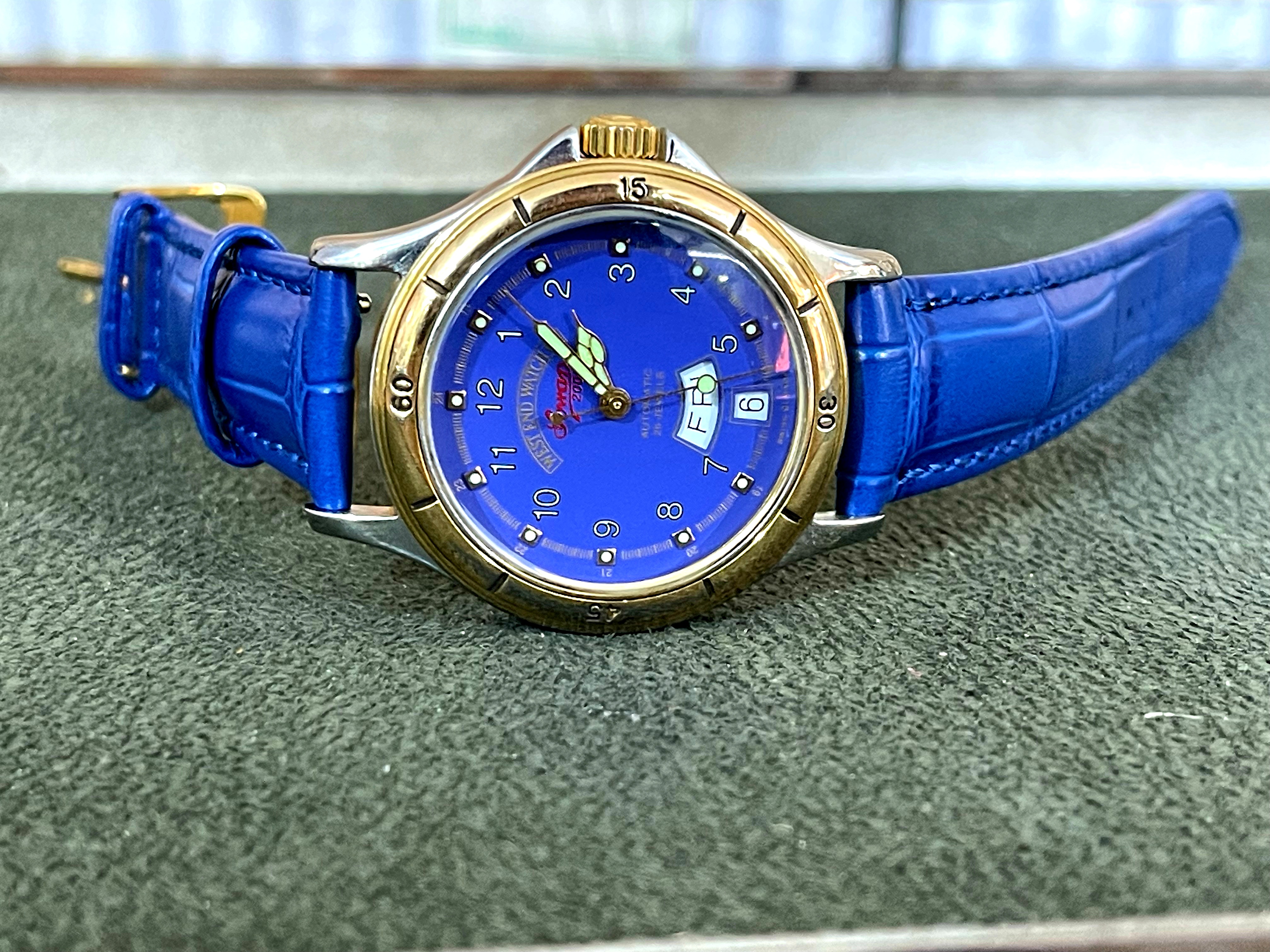 West End Watch Co. Sowan 2000 Commander Automatic - Blue Dial (F-6756, 2000)